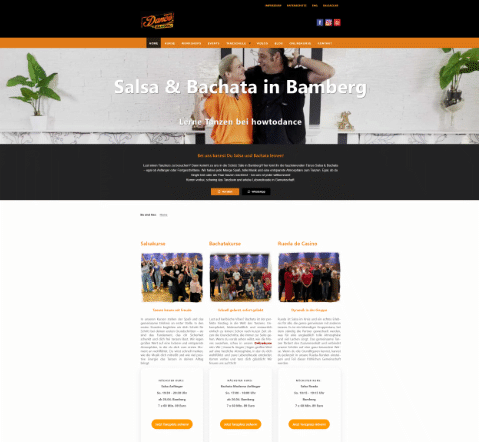 How To Dance Webseite